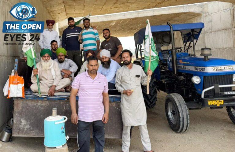 ਭਾਰਤ ਮਾਲਾ ਐਕਸਪ੍ਰੈੱਸਵੇਅ ਵਿਰੁੱਧ ਕਿਸਾਨਾਂ ਦਾ ਸੰਘਰਸ਼ ਛੇਵੇਂ ਦਿਨ ਚੜ੍ਹਦੀ ਕਲਾ ’ਚ ਰਿਹਾ ਜਾਰੀ, ਕੰਮ ਪੂਰੀ ਤਰ੍ਹਾਂ ਰੁਕਿਆ