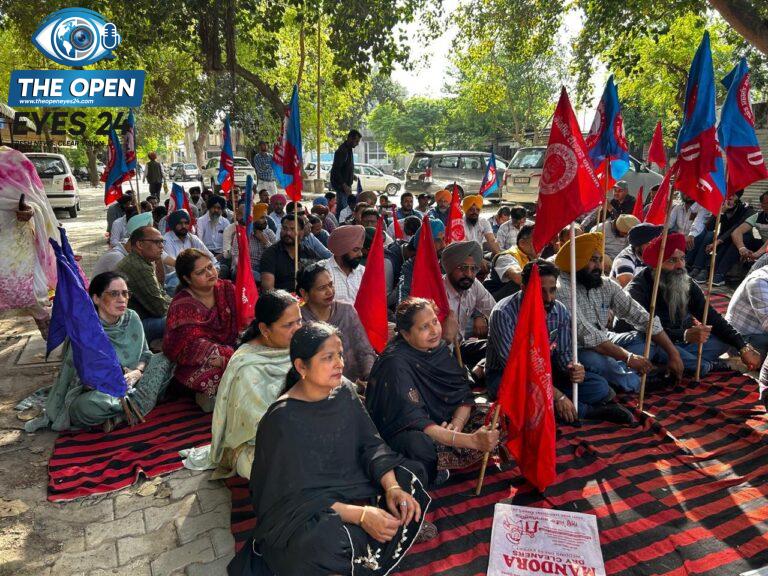 ਅਧਿਆਪਕਾਂ ਦੀ ਸੇਵਾ ਸੁਰੱਖਿਆ ਦੀ ਬਜਾਏ ਪੁਲਸੀਆ ਤਸ਼ੱਦਦ ਵਿਰੁੱਧ ਪੰਜਾਬ ਸਰਕਾਰ ਦੀਆਂ ਅਰਥੀਆਂ ਫੂਕੀਆਂ 