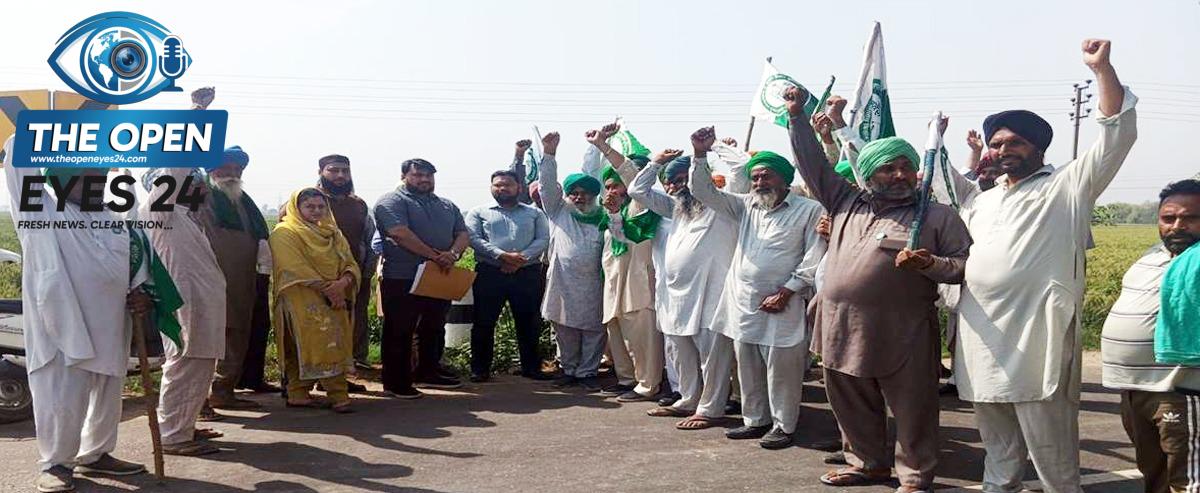 ਪਿੰਡ ਧਨੇਰ ਵਿਖੇ ਵਕਫ਼ ਬੋਰਡ ਦੀ 50 ਕਨਾਲ 3 ਮਰਲੇ ਜ਼ਮੀਨ ’ਤੇ ਕਬਜ਼ਾ ਲੈਣ ਗਈ ਟੀਮ ਦਾ ਕਿਸਾਨਾਂ ਵਲੋਂ ਵਿਰੋਧ