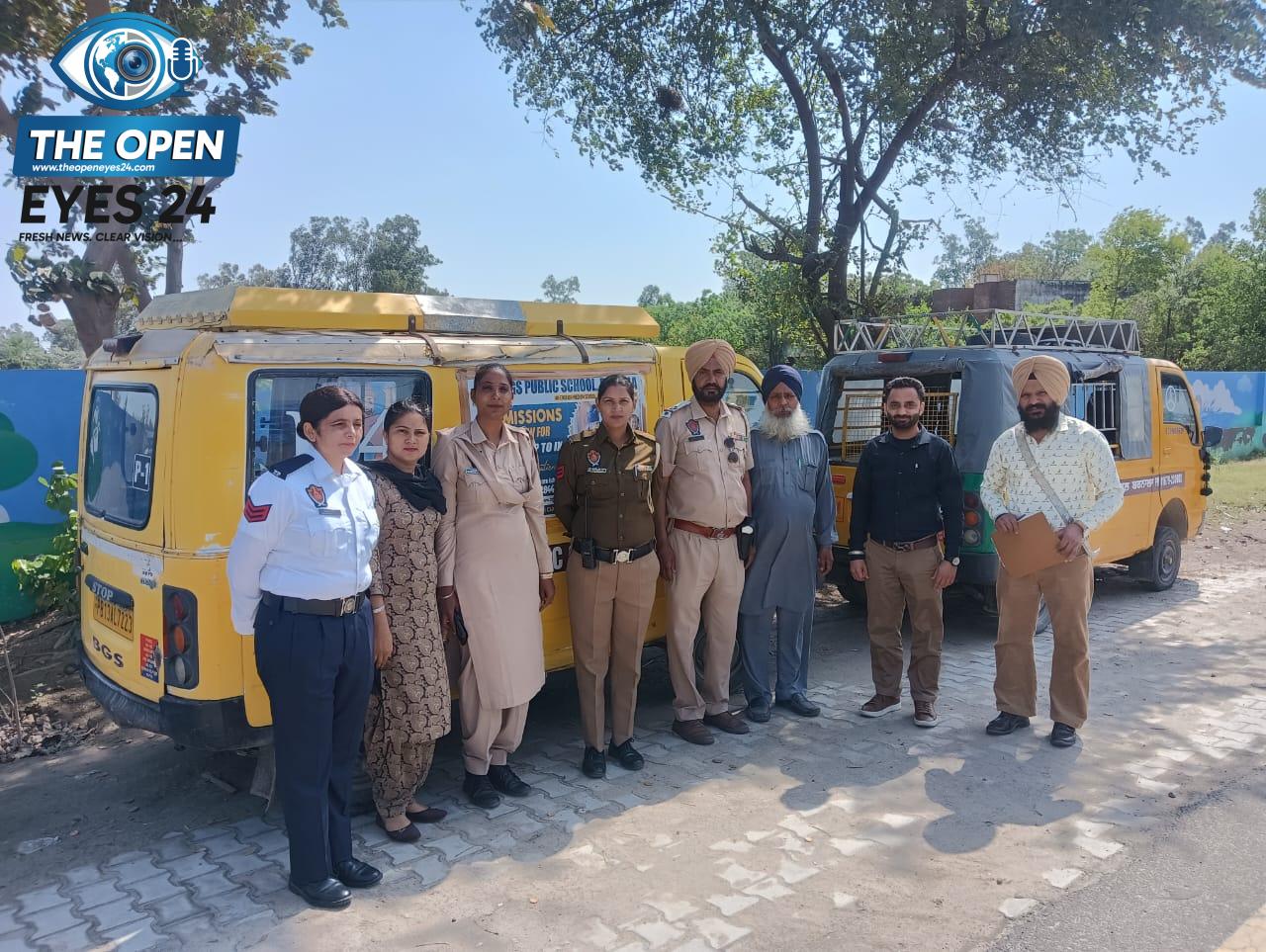 ਸੇਫ ਸਕੂਲ ਵਾਹਨ ਨੀਤੀ ਤਹਿਤ ਜ਼ਿਲ੍ਹਾ ਬਰਨਾਲਾ ਵਿੱਚ ਸਕੂਲ ਬੱਸਾਂ ਦੀ ਵਿਸ਼ੇਸ਼ ਚੈਕਿੰਗ