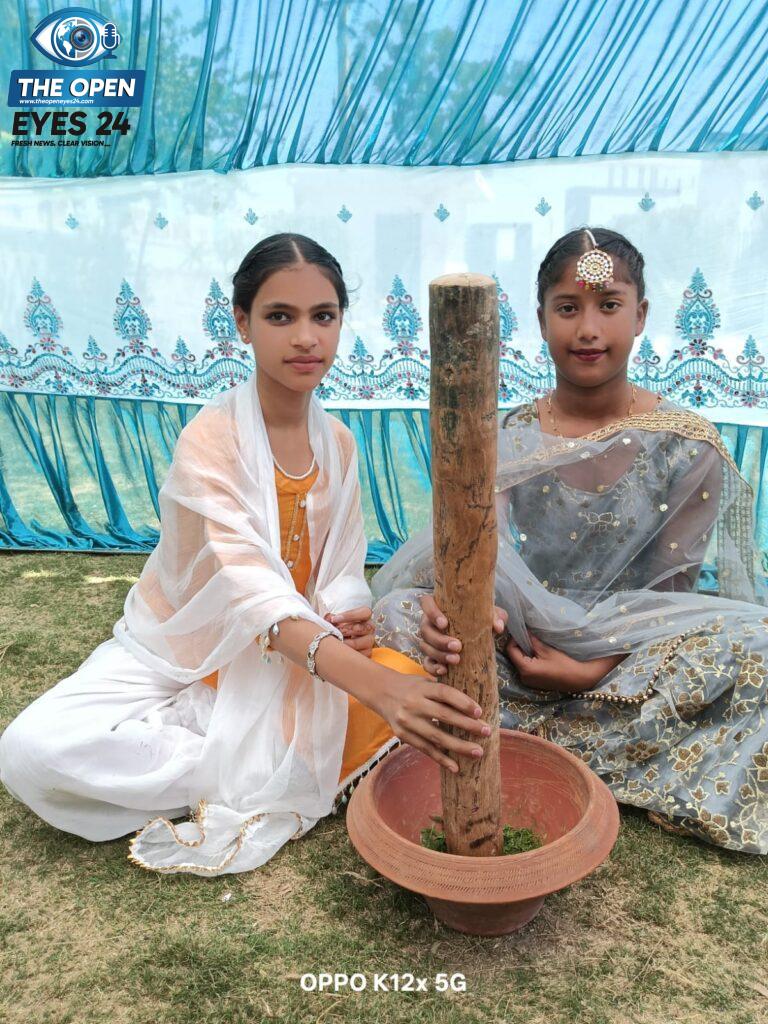 ਕੈਪਸ਼ਨ - ਐੱਸ. ਜੀ. ਐੱਨ. ਇੰਟਰਨੈਸ਼ਨਲ ਸਕੂਲ ਦੀਵਾਨਾ ਵਿਖੇ ਆਪਣੀ ਇੱਕ ਪੇਸ਼ਕਾਰੀ ਦੌਰਾਨ ਨੰਨ੍ਹੇ ਬੱਚੇ।