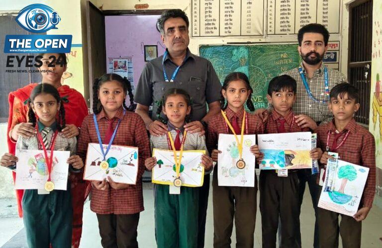 ਸਰਕਾਰੀ ਪ੍ਰਾਇਮਰੀ ਸਕੂਲ ਅਮਲਾ ਸਿੰਘ ਵਾਲਾ ਵਿਖੇ 'ਵਿਸ਼ਵ ਧਰਤੀ ਦਿਵਸ ਬੜੇ ਧੂਮ-ਧਾਮ ਨਾਲ  ਮਨਾਇਆ ਗਿਆ