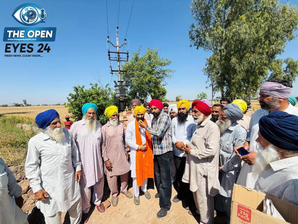 ਵਿਧਾਇਕ ਲਾਭ ਸਿੰਘ ਉੱਗੋਕੇ ਵੱਲੋਂ ਪਿੰਡ ਢਿੱਲਵਾਂ ਵਿਖੇ ਨਵੇਂ ਮੋਘੇ ਦਾ ਉਦਘਾਟਨ; 950 ਏਕੜ ਰਕਬੇ ਨੂੰ ਮਿਲੇਗਾ ਨਹਿਰੀ ਪਾਣੀ