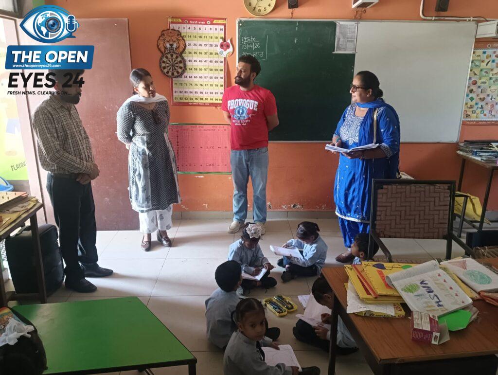 ਬਰਨਾਲਾ ਪ੍ਰਸ਼ਾਸਨ ਦੇ ਤਹਿਤ ਪਿੰਡ ਖਿਆਲੀ ਵਿਖੇ ਐਸਡੀਐਮ ਸ੍ਰੀਮਤੀ ਕ੍ਰਿਤਿਕਾ ਗੋਇਲ ਵੱਲੋਂ ਸਰਕਾਰੀ ਪ੍ਰਾਇਮਰੀ ਸਕੂਲ ਦਾ ਅਚਾਨਕ ਦੌਰਾ