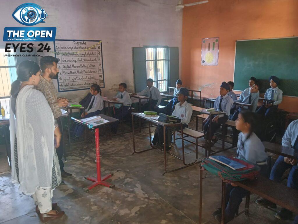 ਬਰਨਾਲਾ ਪ੍ਰਸ਼ਾਸਨ ਦੇ ਤਹਿਤ ਪਿੰਡ ਖਿਆਲੀ ਵਿਖੇ ਐਸਡੀਐਮ ਸ੍ਰੀਮਤੀ ਕ੍ਰਿਤਿਕਾ ਗੋਇਲ ਵੱਲੋਂ ਸਰਕਾਰੀ ਪ੍ਰਾਇਮਰੀ ਸਕੂਲ ਦਾ ਅਚਾਨਕ ਦੌਰਾ