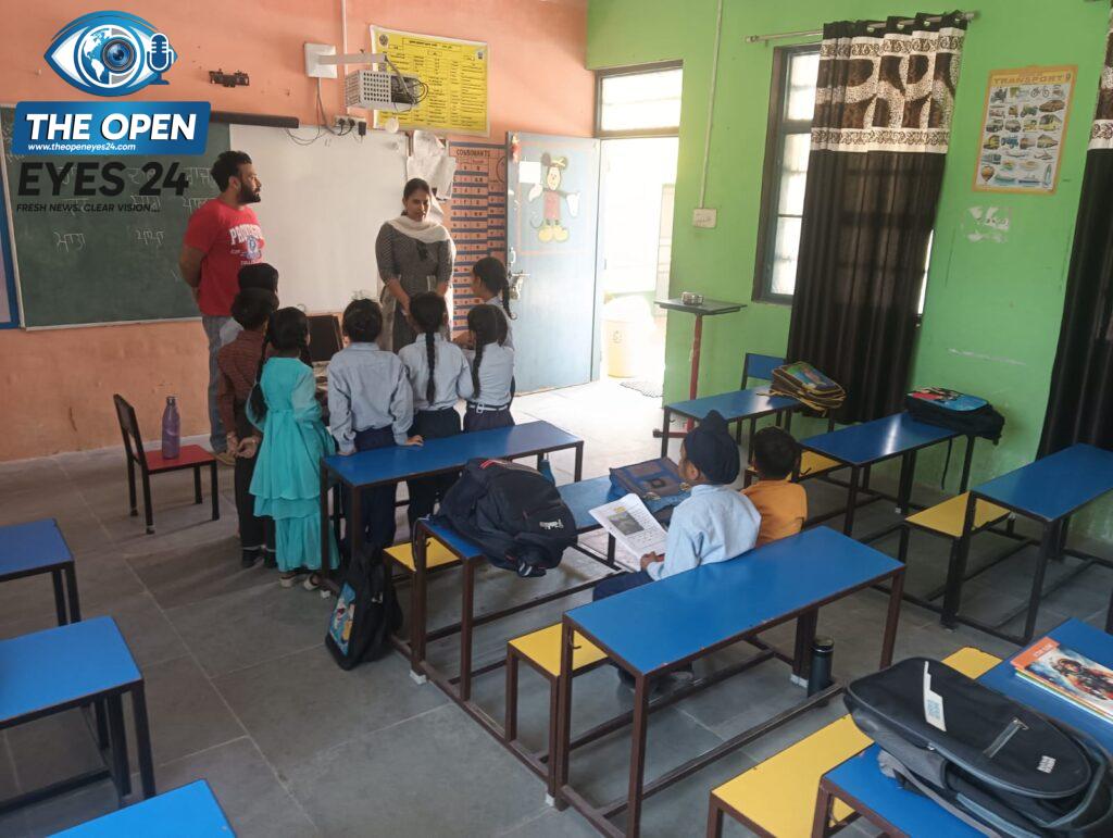 ਬਰਨਾਲਾ ਪ੍ਰਸ਼ਾਸਨ ਦੇ ਤਹਿਤ ਪਿੰਡ ਖਿਆਲੀ ਵਿਖੇ ਐਸਡੀਐਮ ਸ੍ਰੀਮਤੀ ਕ੍ਰਿਤਿਕਾ ਗੋਇਲ ਵੱਲੋਂ ਸਰਕਾਰੀ ਪ੍ਰਾਇਮਰੀ ਸਕੂਲ ਦਾ ਅਚਾਨਕ ਦੌਰਾ
