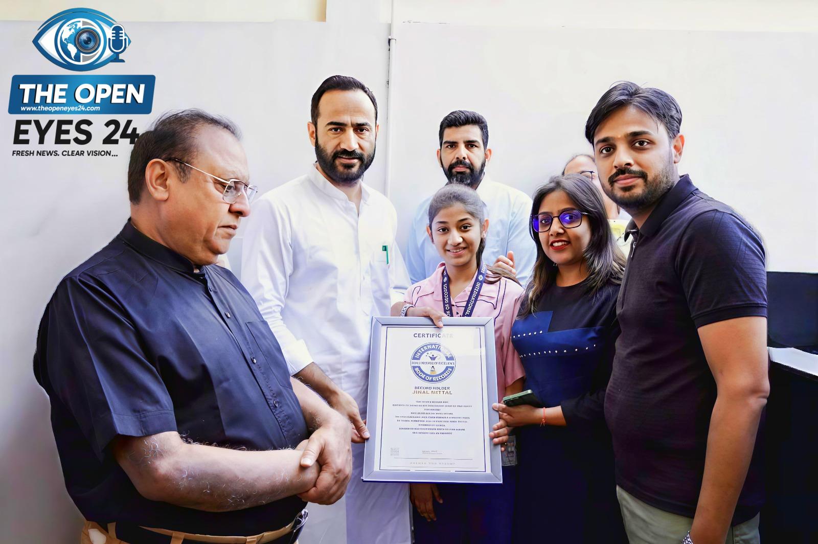 ਸੰਸਦ ਮੈਂਬਰ ਗੁਰਮੀਤ ਸਿੰਘ ਮੀਤ ਹੇਅਰ ਨੇ ਬਰਨਾਲਾ ਦੀ ਧੀ ਜਿਨਾਲ ਮਿੱਤਲ, ਮਾਪਿਆਂ ਅਤੇ ਅਧਿਆਪਕਾਂ ਨੂੰ ਉਸਦੀ ਪ੍ਰਾਪਤੀ ਲਈ ਦਿੱਤੀ ਮੁਬਾਰਕਬਾਦ।