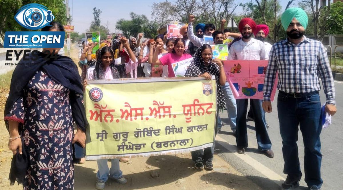 ਗੁਰੂ ਗੋਬਿੰਦ ਸਿੰਘ ਕਾਲਜ ਸੰਘੇੜਾ ਵਲੋਂ ਪੋਸ਼ਣ ਮਾਹ ਤਹਿਤ ਵਿਸ਼ੇਸ਼ ਜਾਗਰੂਕਤਾ ਮੁਹਿੰਮ; ਚਾਰਟ ਮੁਕਾਬਲੇ ਤੇ ਰੈਲੀ ਦਾ ਆਯੋਜਨ