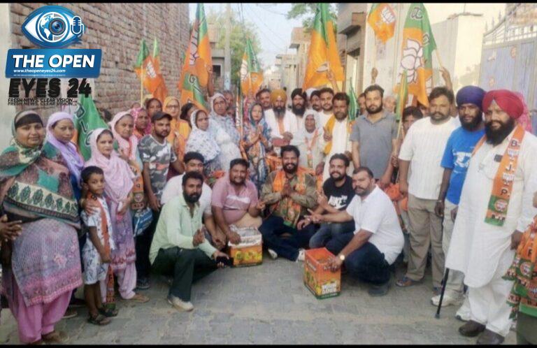 ਨਗਰ ਕੌਂਸਲ ਭਦੌੜ ਦੇ ਵਾਰਡ ਨੰਬਰ 10 ਤੋਂ ਭਾਜਪਾ ਦੇ ਉਮੀਦਵਾਰ ਨੇਬਲਜੀਤ ਸਿੰਘ ਘਾਰੂ-ਹਨੀ ਨੂੰ ਮਿਲ ਰਿਹਾ ਭਰਵਾਂ ਸਮਰਥਨ