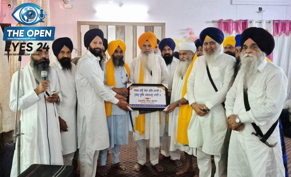 ਗੁਰਦੁਆਰਾ ਟਿੱਬਾ ਸਾਹਿਬ ਤਪਾ-ਦਰਾਜ ਵਿਖੇ ਕਰਵਾਏ ਗਏ ਤਿੰਨ ਰੋਜ਼ਾ ਧਾਰਮਿਕ ਗੁਰਮਤਿ ਸਮਾਗਮ ਦਾ ਦ੍ਰਿਸ਼।