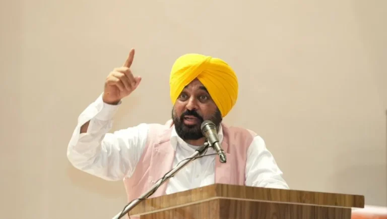 ਪੰਜਾਬ ਦੇ ਮੁੱਖ ਮੰਤਰੀ ਭਗਵੰਤ ਸਿੰਘ ਮਾਨ ਫਾਈਲ ਫੋਟੋ।