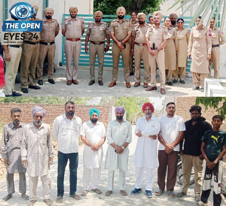 ਹਾਈਕੋਰਟ ਦੇ ਹੁਕਮਾਂ 'ਤੇ ਸੁਖਪੁਰਾ ਅਤੇ ਖੁੱਡੀ ਕਲਾਂ ਪਿੰਡਾਂ ਵਿੱਚੋਂ ਪੁਲਿਸ ਦੀ ਨਿਗਰਾਨੀ ਹੇਠ ਲੰਘਾਏ ਭਾਰੀ ਟਰੱਕ, ਪਿੰਡ ਵਾਸੀਆਂ ਵੱਲੋਂ ਤਿੱਖਾ ਵਿਰੋਧ