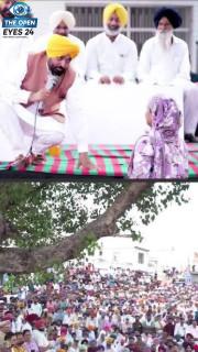 ਧੂਰੀ ਵਿਖੇ ਰਾਜ ਪੱਧਰੀ ਸਮਾਗਮ ਦੌਰਾਨ ਮੁੱਖ ਮੰਤਰੀ ਭਗਵੰਤ ਮਾਨ 'ਮੁੱਖ ਮੰਤਰੀ ਮਾਵਾਂ-ਧੀਆਂ ਸਤਿਕਾਰ ਯੋਜਨਾ' ਦਾ ਉਦਘਾਟਨ ਕਰਦੇ ਹੋਏ ਅਤੇ ਲਾਭਪਾਤਰੀ ਔਰਤਾਂ ਨੂੰ ਪ੍ਰਮਾਣ ਪੱਤਰ ਸੌਂਪਦੇ ਹੋਏ।