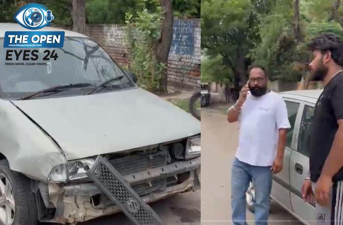 ਪਟਿਆਲਾ ਦੇ ਐਸਐਸਟੀ ਨਗਰ ਵਿੱਚ ਜਿਮ ਟ੍ਰੇਨਰ 'ਤੇ ਹੋਏ ਹਮਲੇ ਤੋਂ ਬਾਅਦ ਘਟਨਾ ਸਥਾਨ ਦਾ ਜਾਇਜ਼ਾ ਲੈਂਦੀ ਹੋਈ ਥਾਣਾ ਲਾਹੌਰੀ ਗੇਟ ਦੀ ਪੁਲਿਸ ਅਤੇ ਜਾਂਚ ਕਰਦੇ ਉੱਚ ਅਧਿਕਾਰੀ।