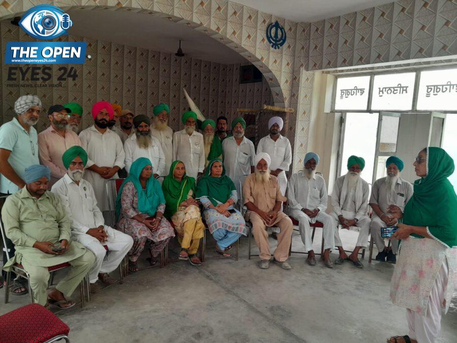 ਭਦੌੜ ਵਿਖੇ 10 ਜੁਲਾਈ ਦੇ ਚੰਡੀਗੜ੍ਹ ਧਰਨੇ ਦੀਆਂ ਤਿਆਰੀਆਂ ਸਬੰਧੀ ਰਣਨੀਤੀ ਉਲੀਕਣ ਲਈ ਇਕੱਤਰ ਹੋਏ ਭਾਰਤੀ ਕਿਸਾਨ ਯੂਨੀਅਨ ਏਕਤਾ ਡਕੌਂਦਾ ਬਲਾਕ ਸ਼ਹਿਣਾ ਦੇ ਆਗੂ ਅਤੇ ਕਿਸਾਨ।