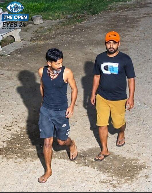 ਪਿੰਡ ਕਿਤਣੇ ਵਿੱਚੋਂ ਕਾਰ ਚੋਰੀ ਕਰਕੇ ਫ਼ਰਾਰ ਹੋਣ ਵਾਲੇ ਅਣਪਛਾਤੇ ਚੋਰਾਂ ਦੀ ਸੀਸੀਟੀਵੀ ਕੈਮਰੇ ਵਿੱਚੋਂ ਲਈ ਗਈ ਤਸਵੀਰ।