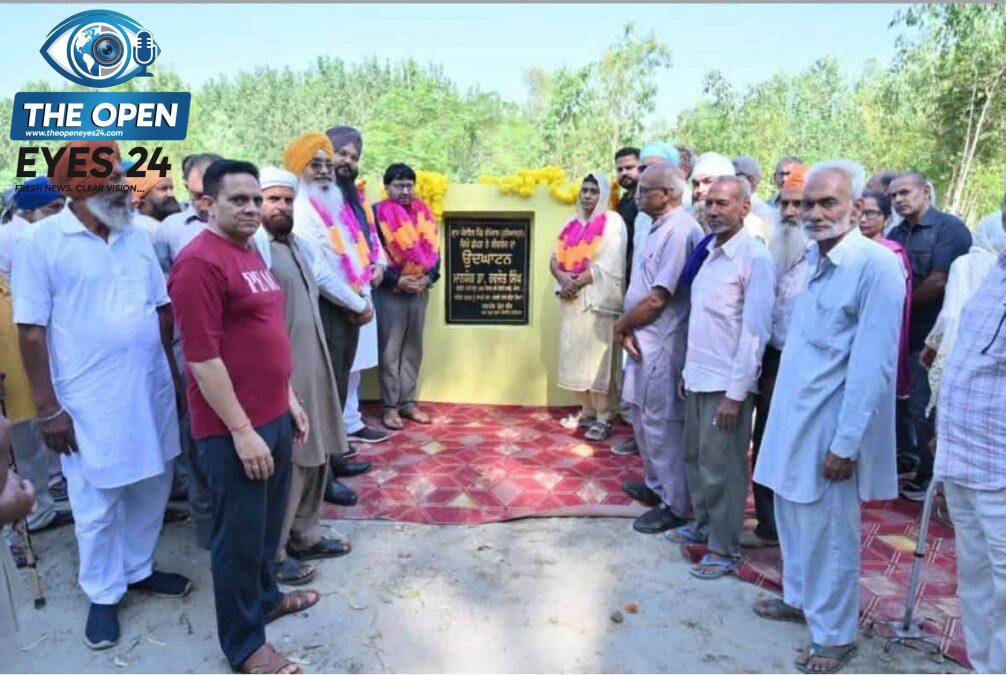 ਪਿੰਡ ਭੀਖੋਵਾਲ ਵਿਖੇ ਬਣਿਆ ਵੱਡਾ ਛੱਪੜ
